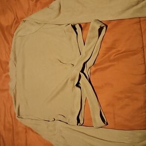 Tan crop top